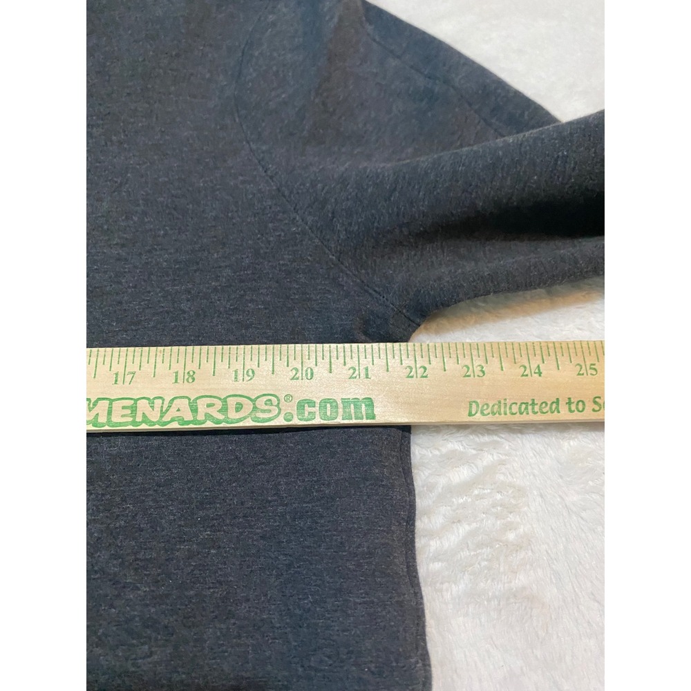 Lululemon Chamber Layer Pullover Mens Heather Black Activewear L Tech NO TAG - Picture 3 of 6